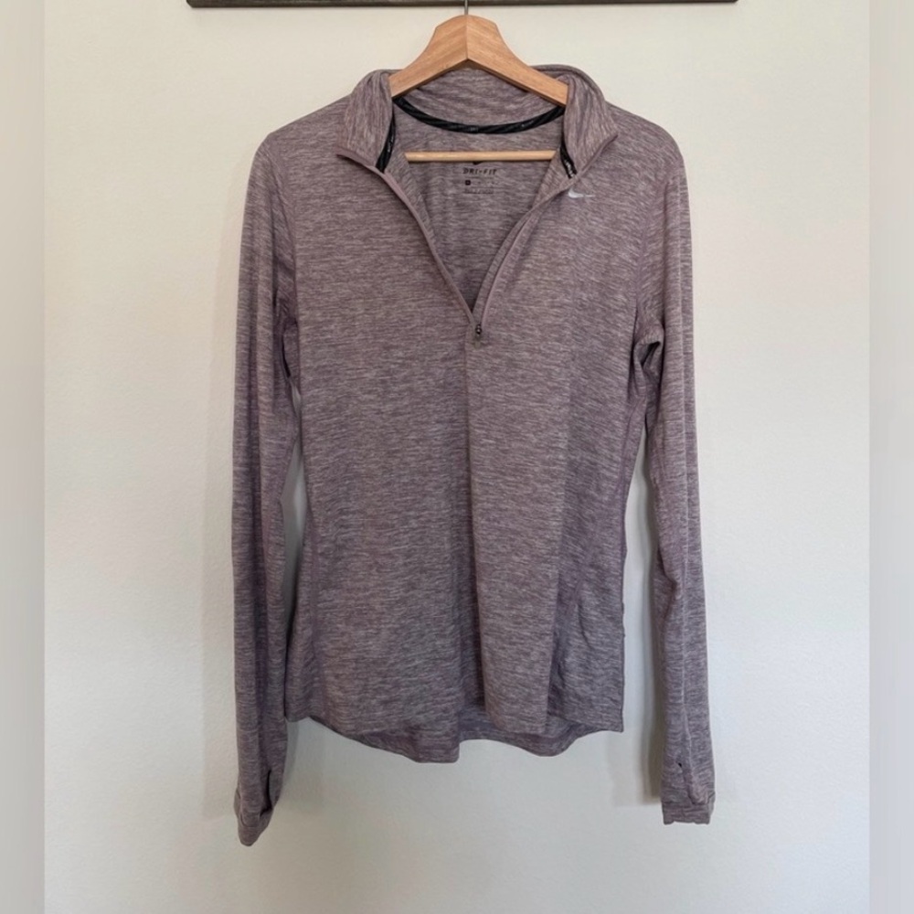Purple Nike Dri-fit Quarter Zip